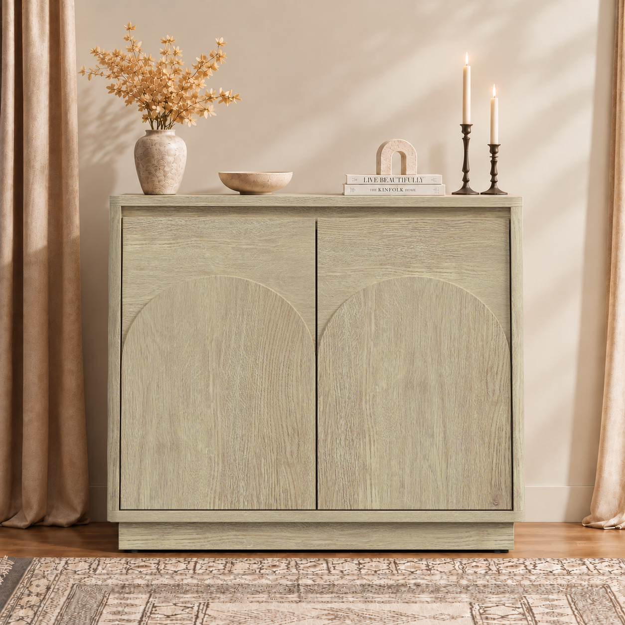 Arched 2-Door Cabinet